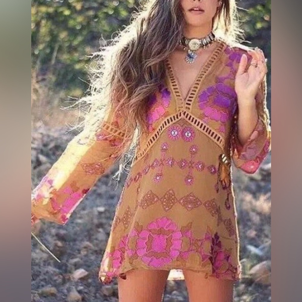 Boho tunic dress by fith avenue